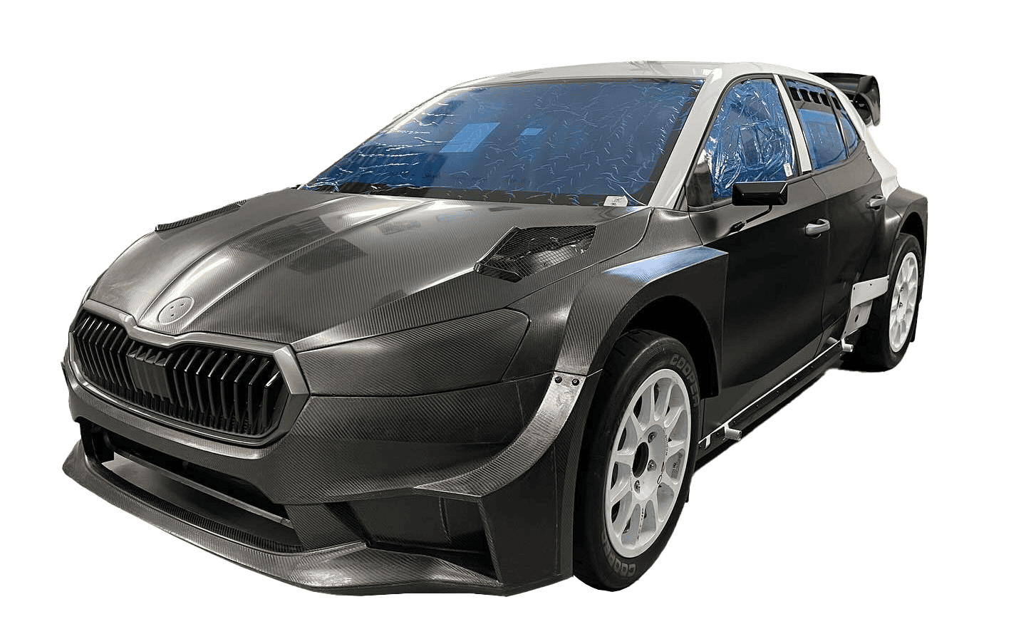Skoda Fabia carbon fiber front bumper